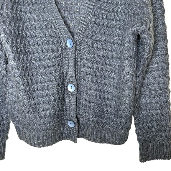 Molly Bracken Open-Knit Button-Front Cardigan - Picture 5 of 11